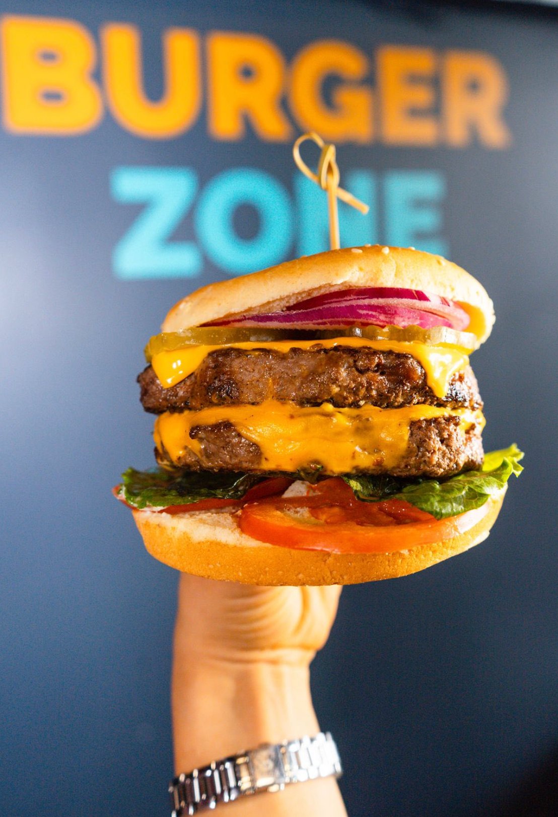 Double patty smash burger