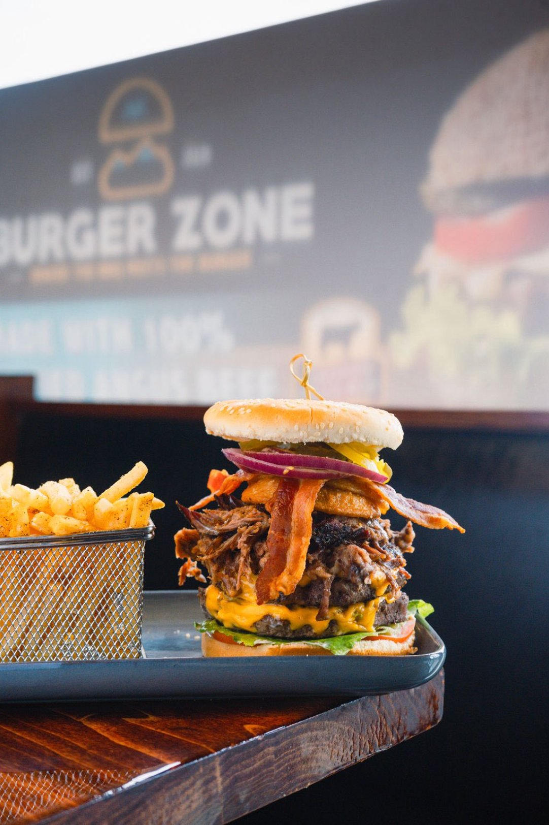 Massive stacked AK Burger